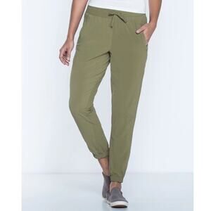 Toad&Co Sunkissed Rollup Pant L Green Stretch Tapered Fall Gorpcore Quickdry Eco